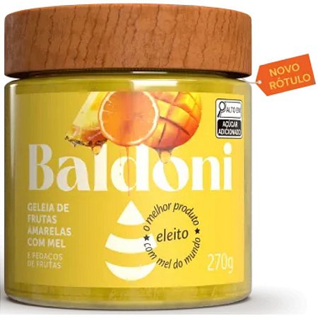 Geleia Frutas Amarelas Pote 270g - Baldoni
