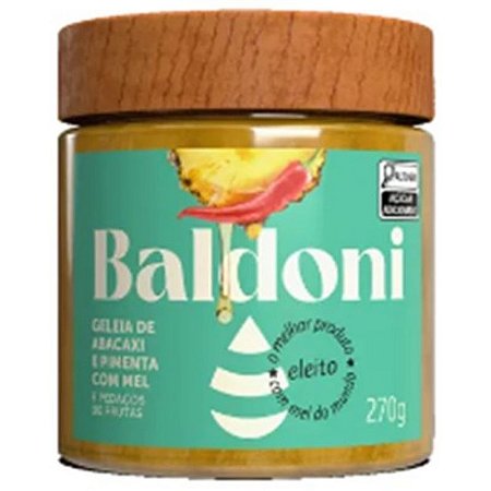 Geleia Abacaxi com Pimenta Pote 270g - Baldoni