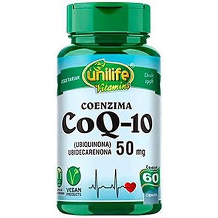Coenzima Q10 concentrada 400mg 60 cáps - Unilife