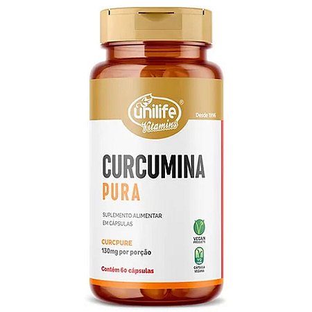Uni Curcumina Pura - 450mg - 60 cáps