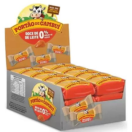 Doce Leite Tradicional Zero Açúcar display 40uni de 23g - Portão de Cambui