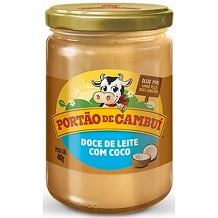 Doce de Leite com Coco Pastoso  400g - Portão de Cambui