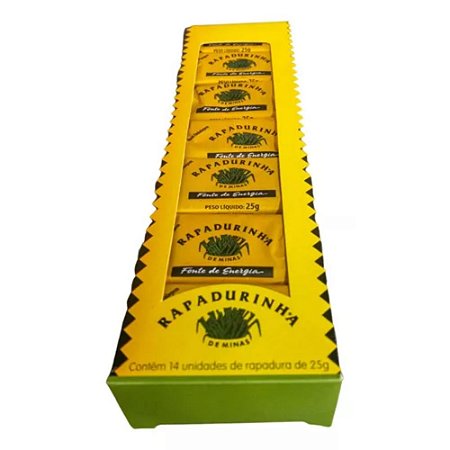 Rapadurinha Blister 14uni de 25g - Rapadurinha de Minas