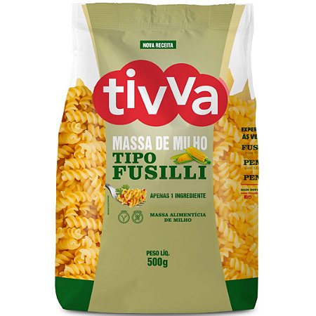 Fusilli Original  sem Glúten 500g Tivva - Enova