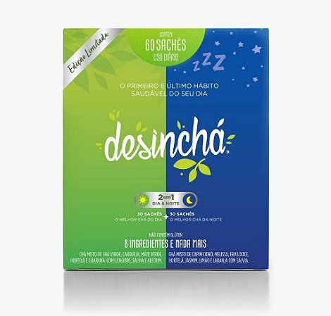 Desinchá Dia + Noite 60 sachês