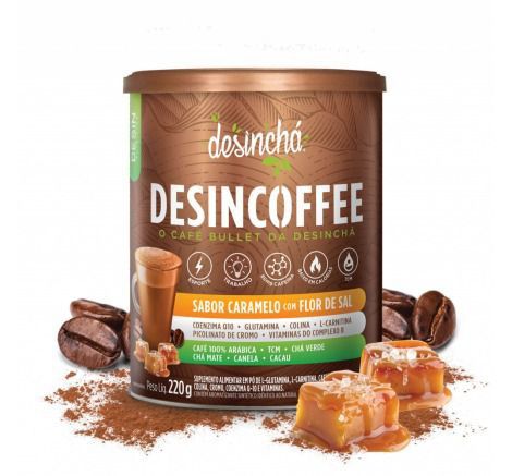 Desincoffee Caramelo com Flor de Sal 220gr - Desinchá
