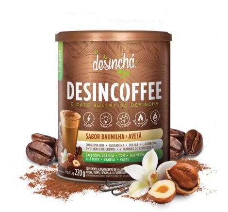 Desincoffee Baunilha e Avelã 220gr - Desinchá