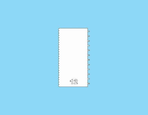 Espátula Para Bolo Tradicional Nº12