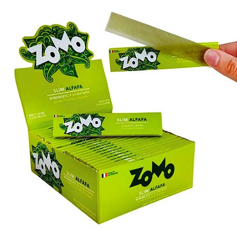Seda Zomo Alfafa King Size Caixa com 50 unidades