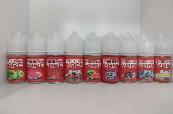 LÍQUIDO MENNA VAPE 30ML 0MG SABORES (SEM NICOTINA)