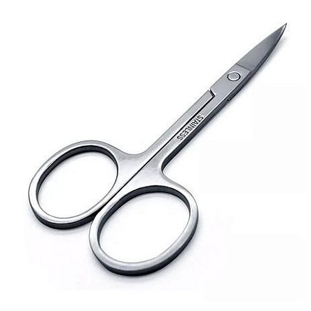 TESOURA CURVA AÇO INOX