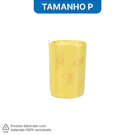 01 Rolo com 40 sacos plásticos aromatizados HomeBag Baby Refil P