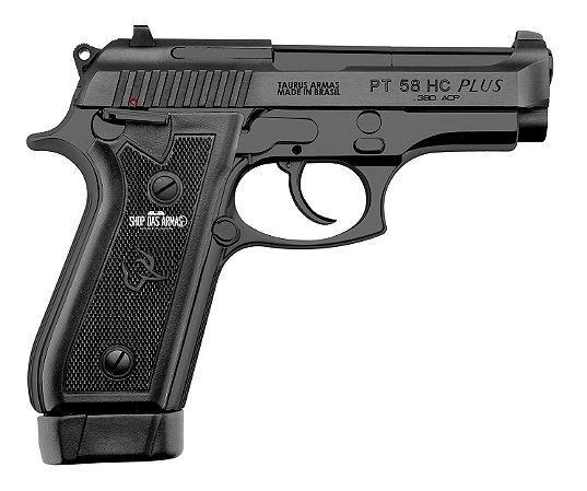 PISTOLA TAURUS 58HC PLUS .380 CARBONO FOSCO