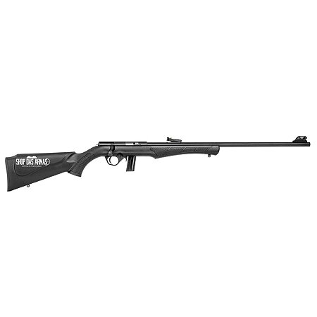 RIFLE CBC BOLT ACTION 8122 CALIBRE .22LR CANO 23″ CORONHA EM POLÍMERO PRETO