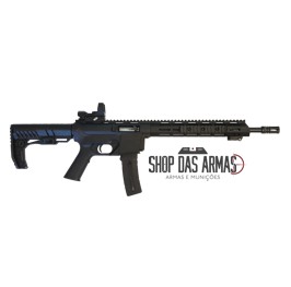 RIFLE CBC DELTA .22LR – CANO 14.5″ OXIDADO – CORONHA PRETA