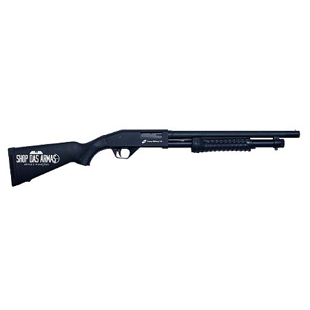 ESPINGARDA CBC PUMP MILITARY 3.0 CORONHA FIXA CALIBRE 12 CANO 16″ SEM ACESSÓRIOS