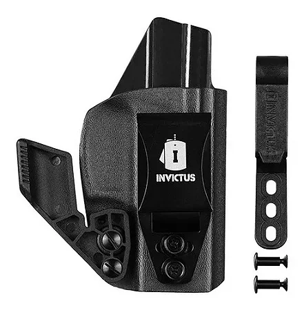 COLDRE INVICTUS KYDEX IWB 2.0 DESTRO PARA TAURUS SÉRIE G2C PRETO