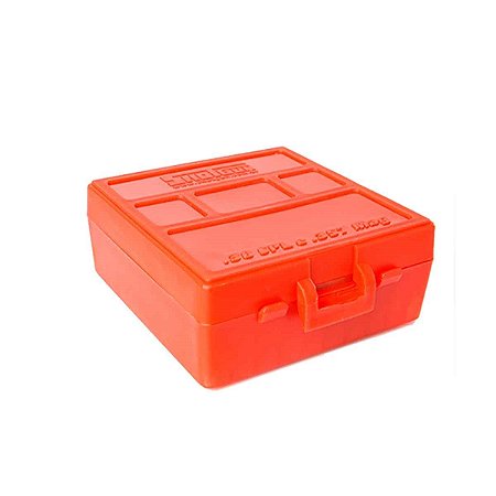 CAIXA SHOTGUN PARA 100 CARTUCHOS CAL 38/357 VERMELHA