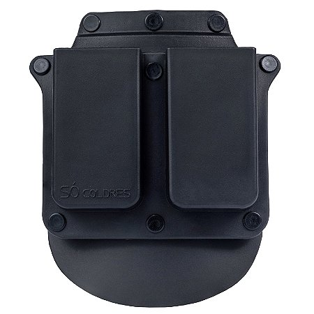 (SC102) PORTA CARREGADOR DUPLO MONOFILAR .45