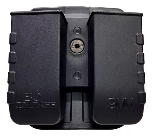 (SC140) PORTA CARREGADOR DUPLO 9MM (TAURUS) SÓ COLDRE