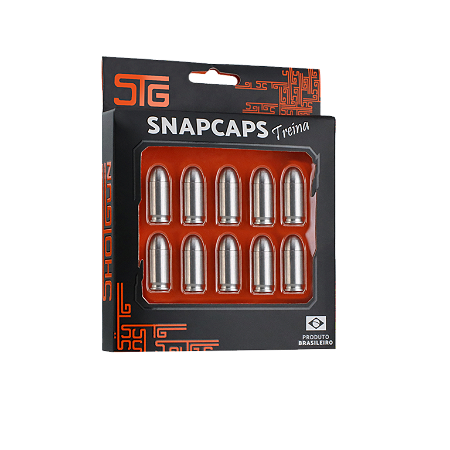 SNAPCAPS TREINA  ALUMINIO .40 S&W - KIT C/10