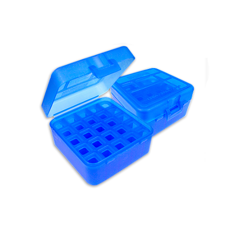 CAIXA SHOTGUN PARA 25 CARTUCHOS CAL 12/36 AZUL