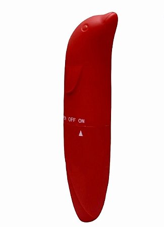 Vibrador Golfinho - Vermelho