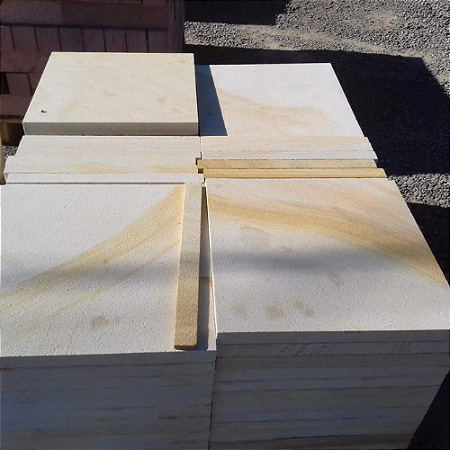 Piso de Arenito Mesclado 45X45cm M²
