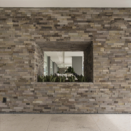 Revestimento Pedra Ferro 5 Livre Cinza - M²