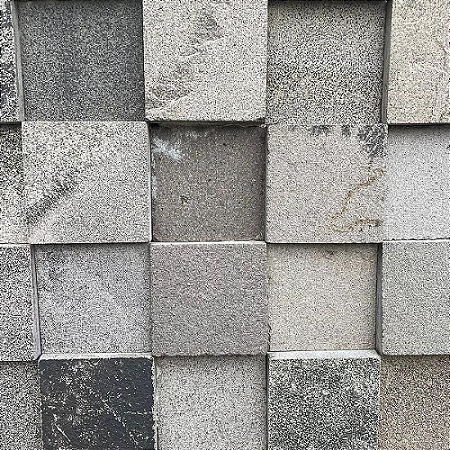 Revestimento Pedra Ferro 10x10cm Cinza M²
