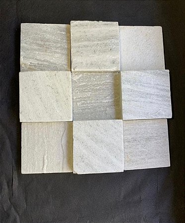 São Tomé 10x10cm Telado Branco 30x30cm - Und