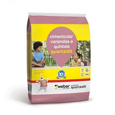 Argamassa Varandas e Quintais Quartzolit 20kg