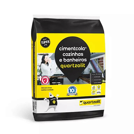 Argamassa Cozinha e Banheiros Quartzolit 20kg