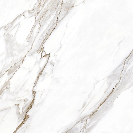 Porcelanato Polido Calacata Premium Lux Plus P82034 82x82cm Embramaco - M²
