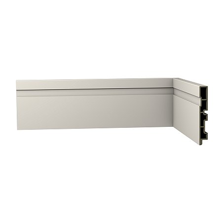 Rodapé WPC R3 Frisado Laca Fendi Barras de 240 x 10cm (Caixas com 12 Barras)