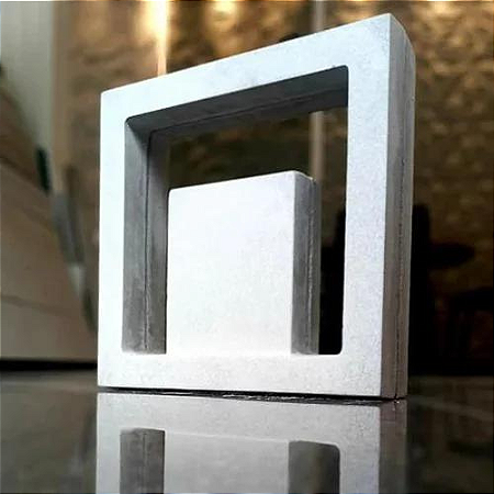 Cobogó de Cimento Floreira 40x40cm Dupla Face - Und