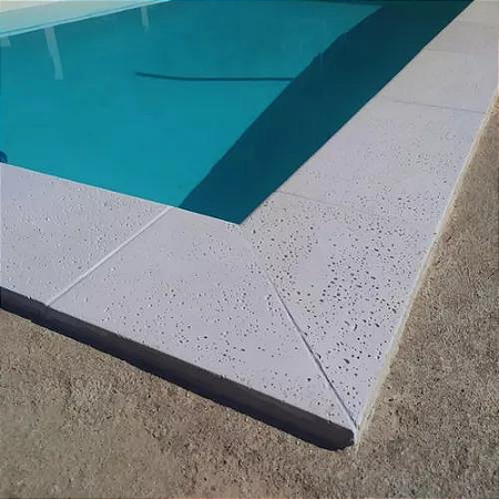Borda Atérmica para Piscina Slim 50x25x1,5cm Cor Cinza - Und
