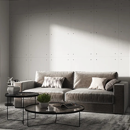 Revestimento 3D de Cimento Cinza Trafitto 120x60cm - M²