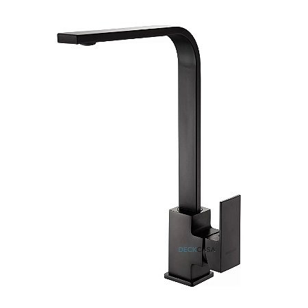 Torneira Gourmet Cozinha Com Misturador Preto Fosco DC-6017P