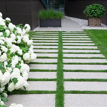 Pisada Para Jardim de Ardósia Cinza Natural 100 x 30cm - Unidade