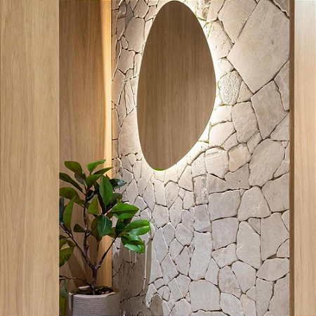 Revestimento de Mármore Travertino em Retalhos - M²