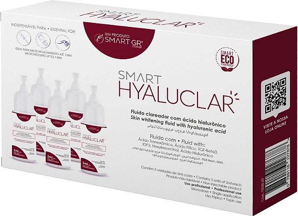Smart Hyaluclar - Fluido Clareador - Caixa com 5 unidades