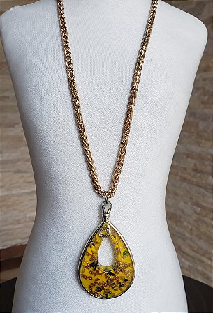 Colar Amarelo Alegria