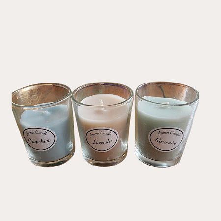 Trio de Velas Perfumada