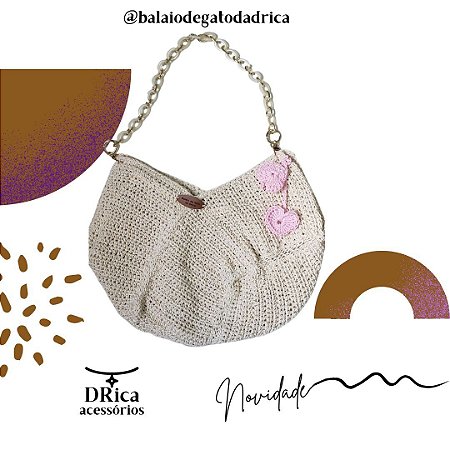 Bolsa em Linha Barroco Natural - Modelo Sisi