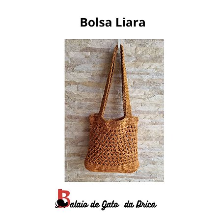 Bolsa Liara -feita em fio polipropileno- modelo casual , pode ser utilizada na praia e piscina inspiração bolsa famosa