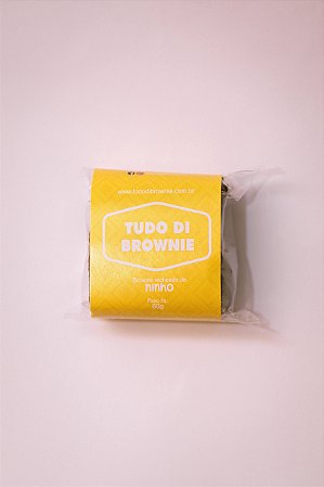 Brownie recheado com beijinho de leite em pó