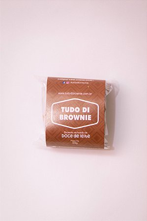 Brownie recheado de Doce de leite