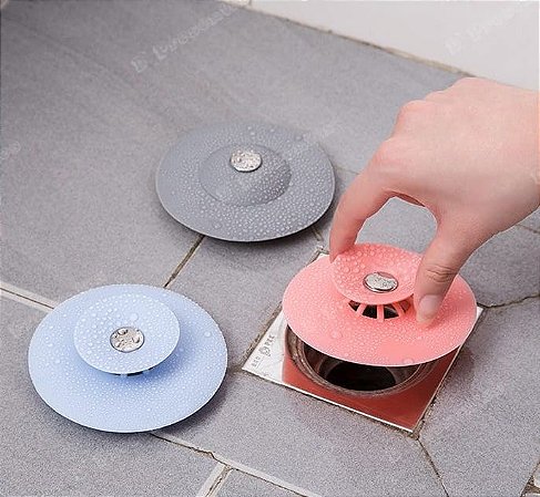 Ralo De Pia Silicone Cozinha Ralo Banheiro 10 X 3,2 Cm