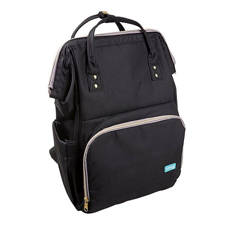 Bolsa Mochila Maternidade Multifuncional Preto - Clingo